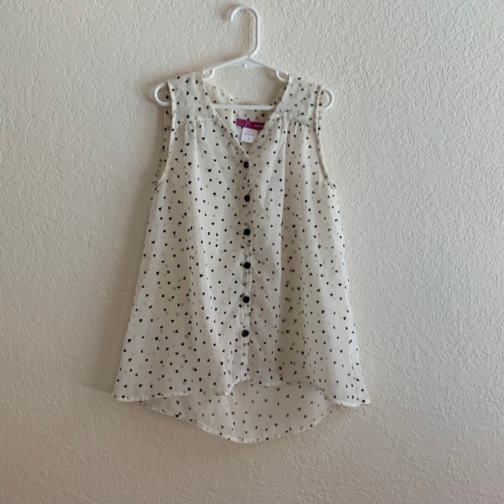 Aqua Heart Blouse